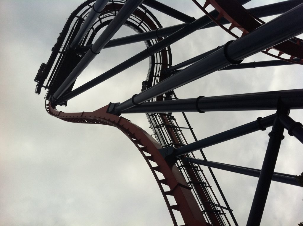 Trillingsmetingen roller coaster