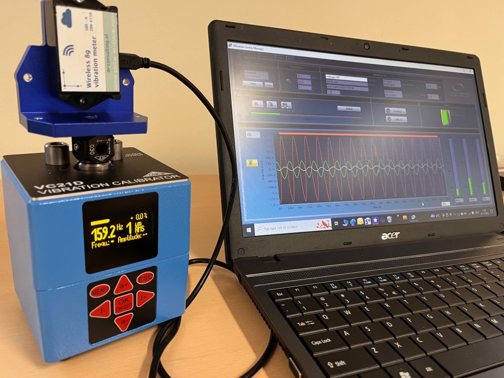 Trillingsmeter voor SBR trillingsmetingen